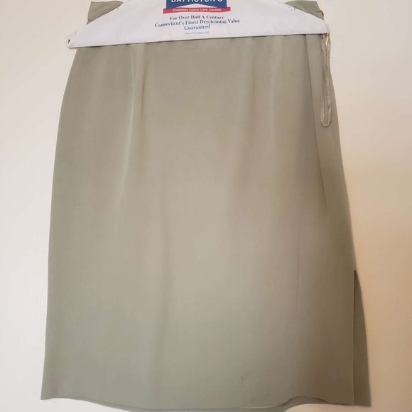 Vintage Rena Rowan Sage Suit Jacket and Skirt - Picture 5 of 7